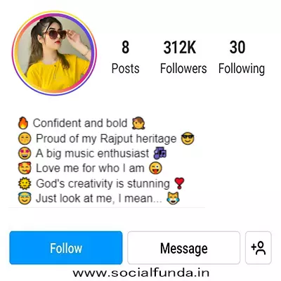 Simple Bio For Instagram For Girls Attitude