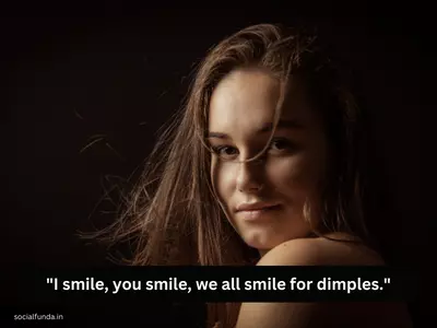 Dimple Smile Captions for Instagram
